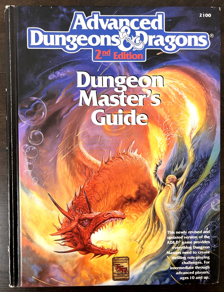 TSR 2100 - AD&D 2nd Edition Dungeon Master's Guide - GREAT CONDITION!