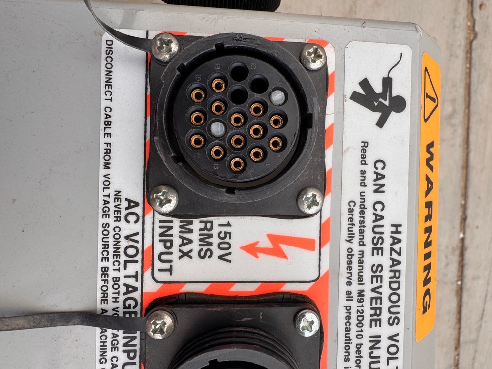 Esterline Angus Recording Voltmeter Series D Used