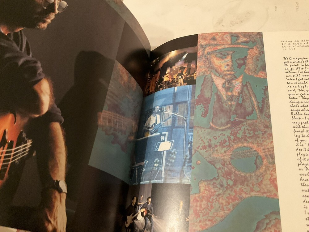 1994 ERIC CLAPTON From the Cradle Tour Program with Content Ticket Stub