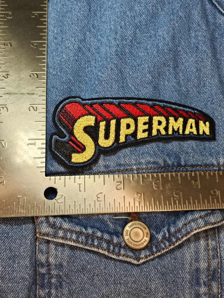 DC Superman embroidered Iron on patch