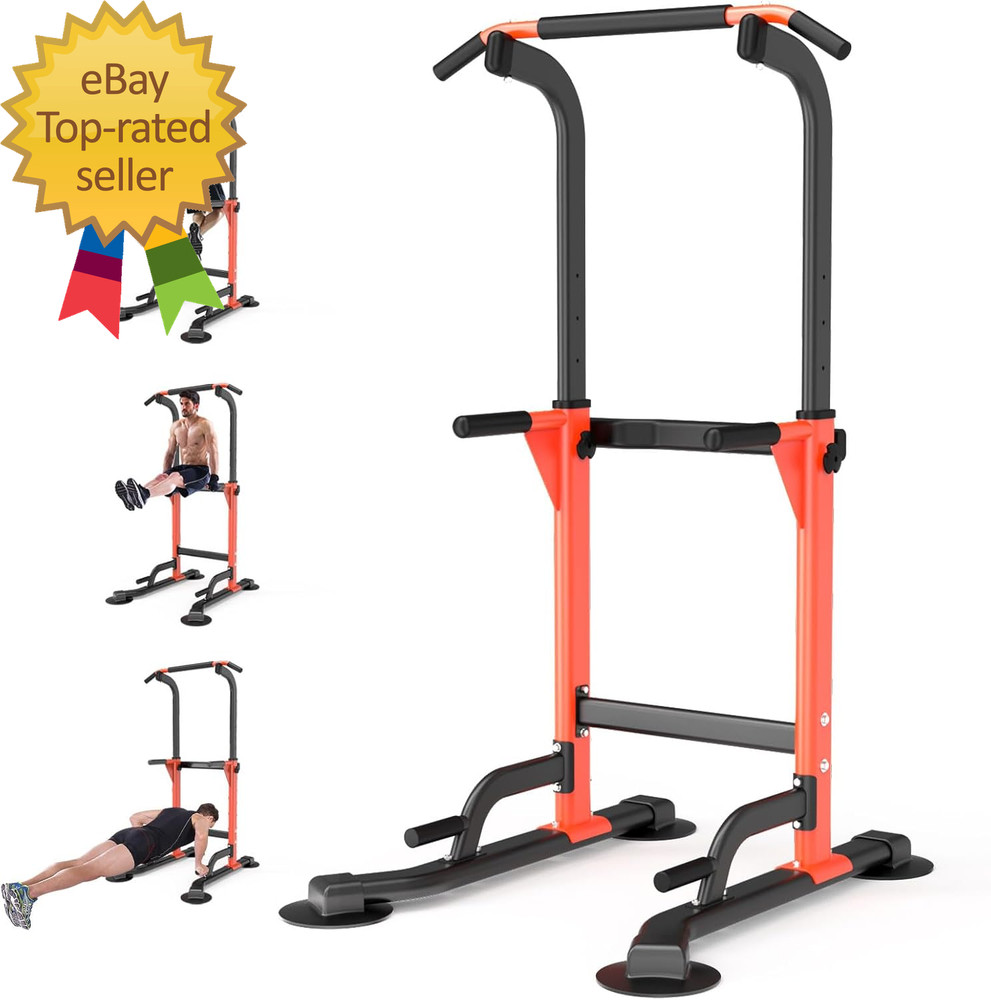 Dip Station  Home Gym Strength Training PullUps Dip Ups 330Lbs
