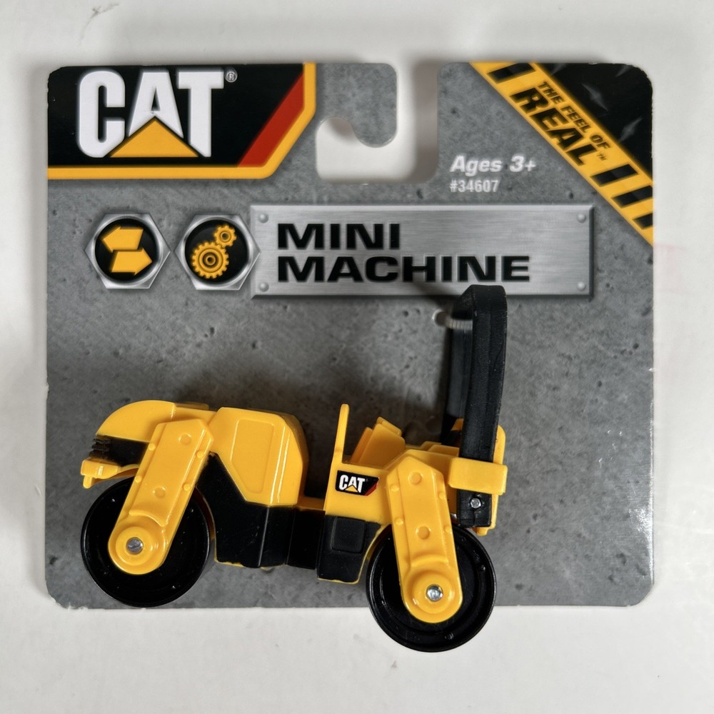 Lot of 2 CAT Caterpillar Mini Machines Front Loader + Road Roller