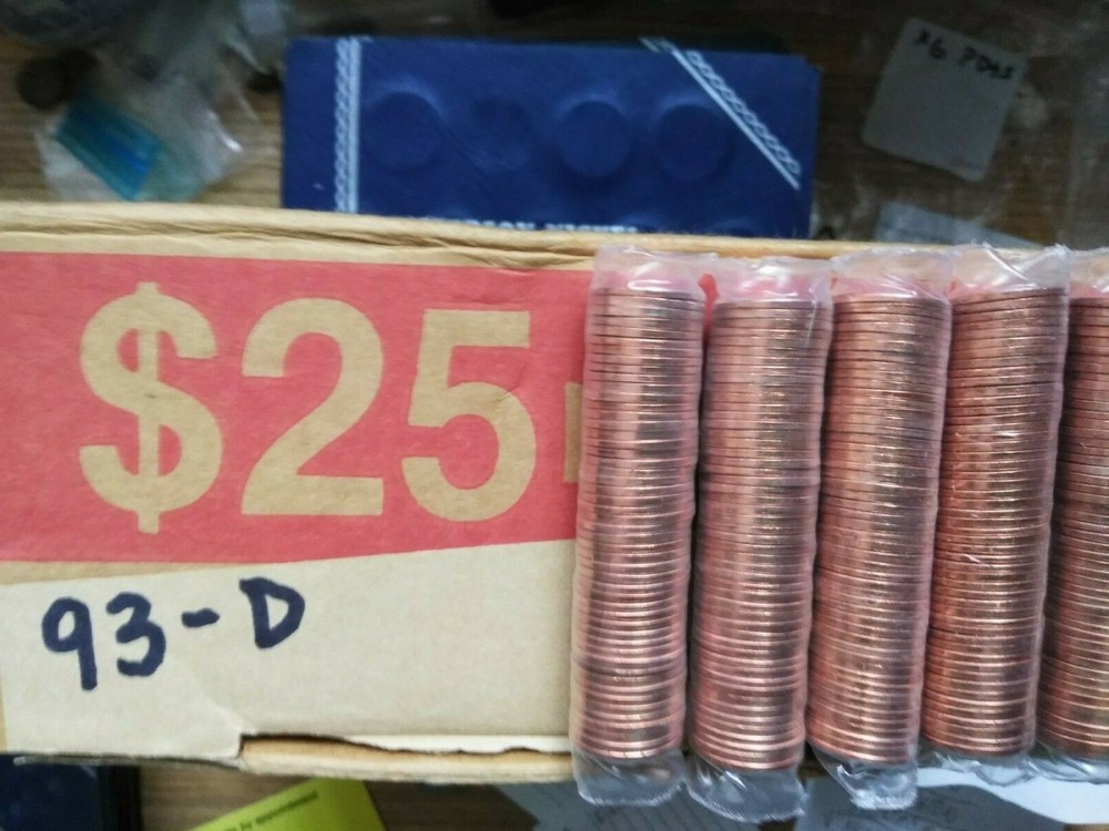 1993-D LINCOLN CENTS-1 ORIGINAL ROLL
