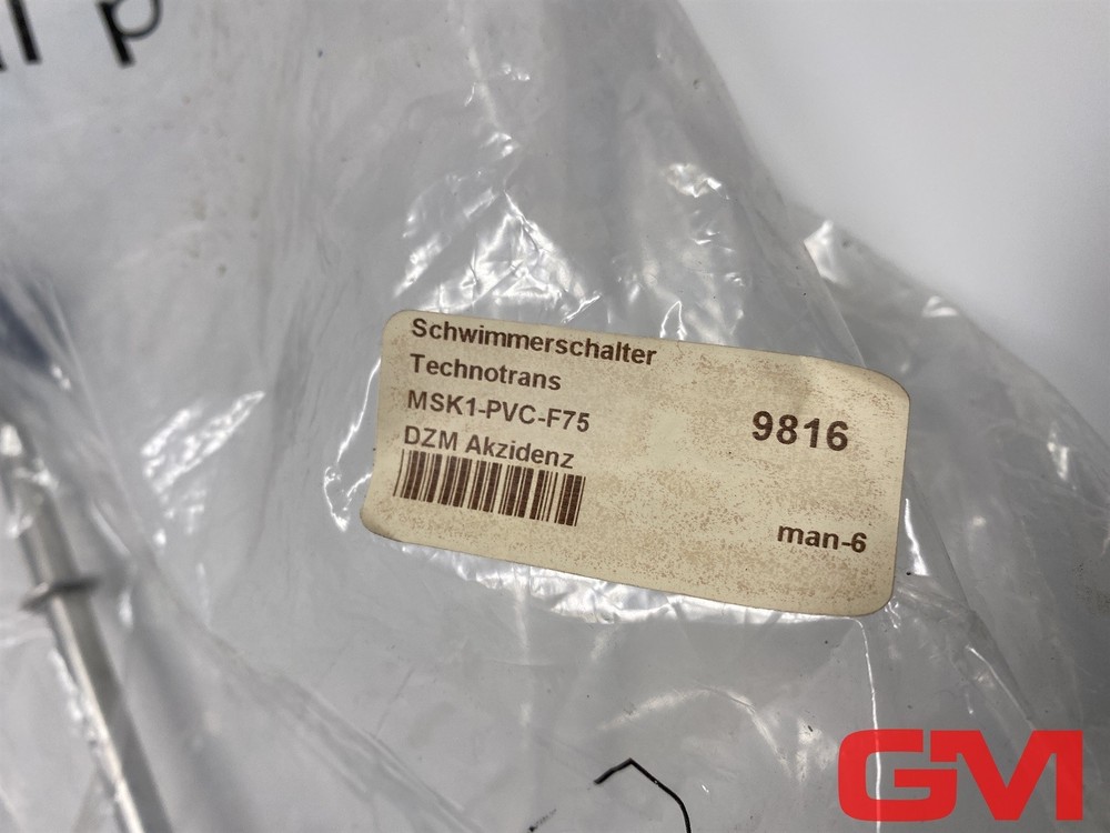 Techniotrans Float Switch MSK1-PVC-F75 065155406 27901601