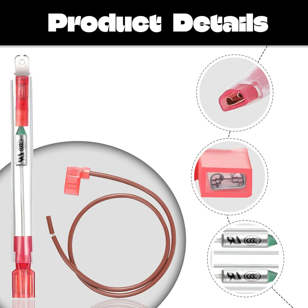 5 Pcak Water Heater Thermal Fuse Breaker Kit, RV Water Heater Thermal Fuse Repla