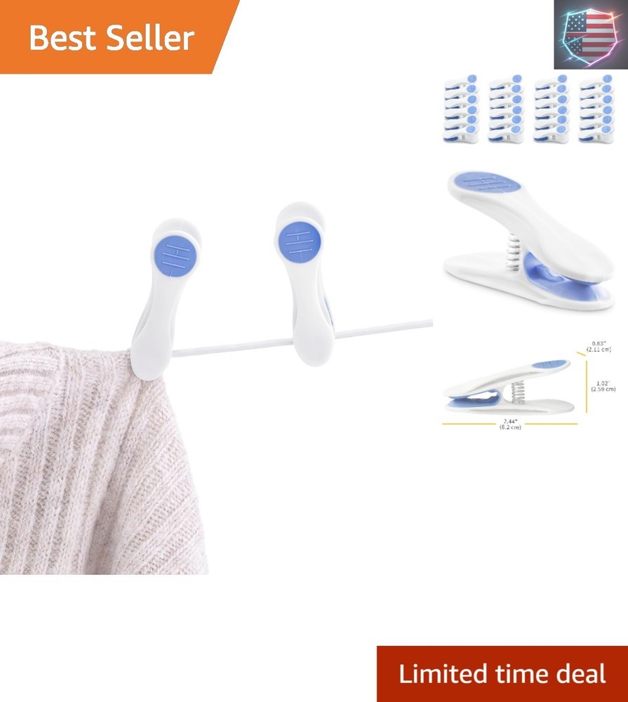 Soft Touch Clothespins - Set of 24
