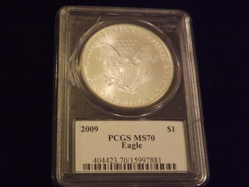 2009 $1 Eagle OBAMA PCGS MS 70