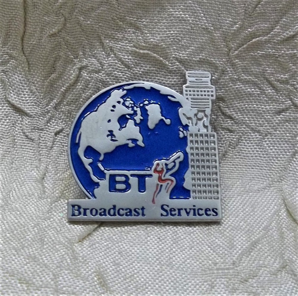 BT Broadcast Services Lapel Pin