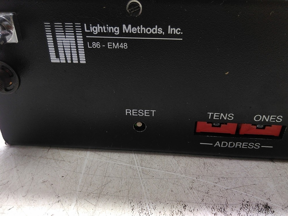 LMI L86-EM48 Dimming Control Panel Defective AS-IS for Parts