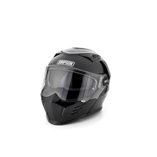 Simpson M59S2 Helmet Ghost Bandit Modular Polyester Liner Gloss Black Small