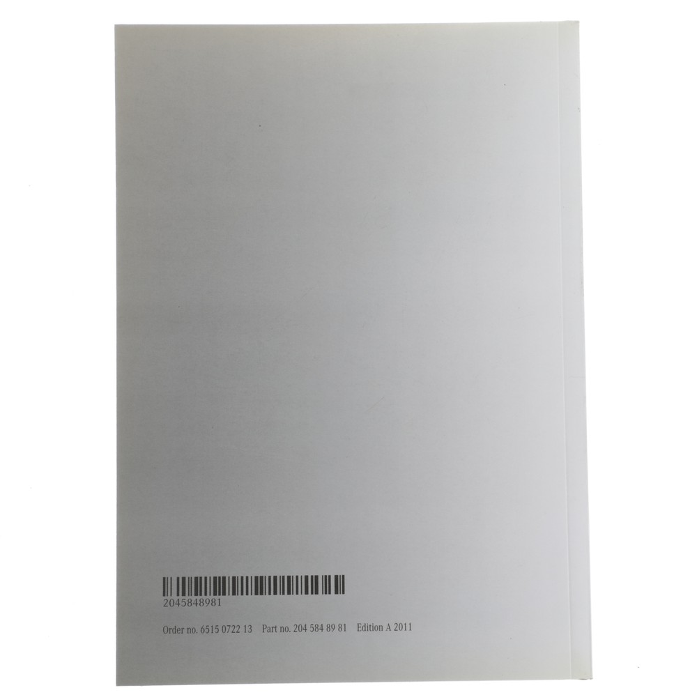 2011 Mercedes-Benz C-Class Operator's Manual