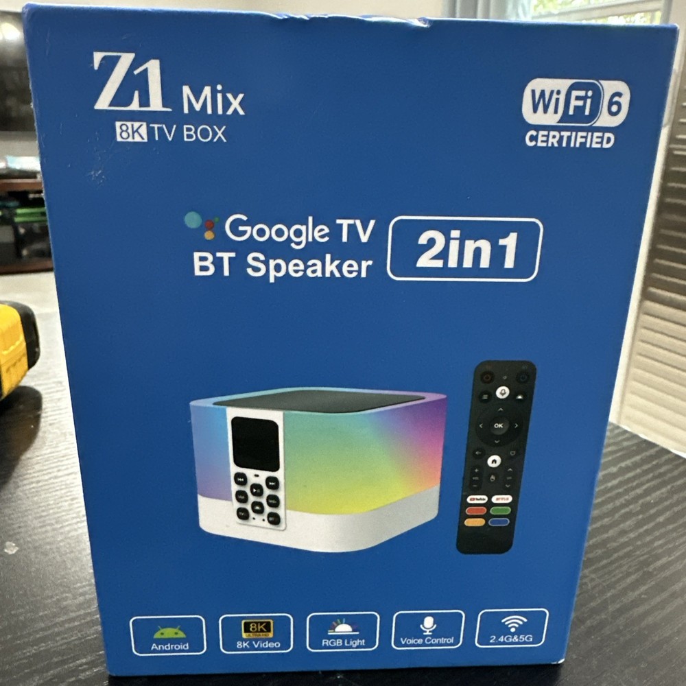 Z1 Mix Bluetooth Speaker TV Box 4K
