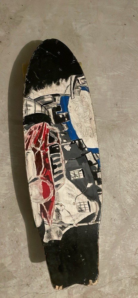 Quest Complete Longboard Colorful Graphic Deck with Trucks and Wheels