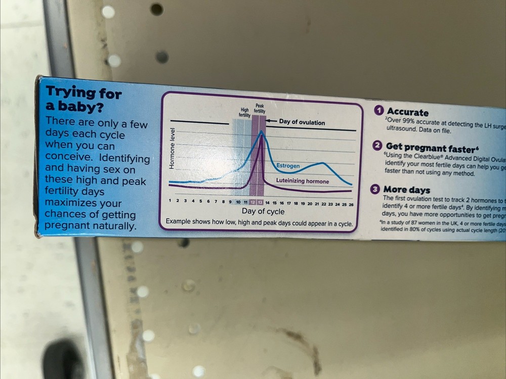 Clearblue Advanced Digital Ovulation Test Kit + 1 Pregnancy Test