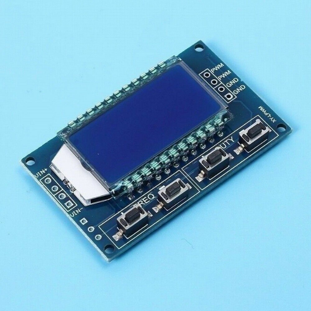 Signal Generator PWM Pulse Frequency Duty Cycle Adjustable Module LCD Display