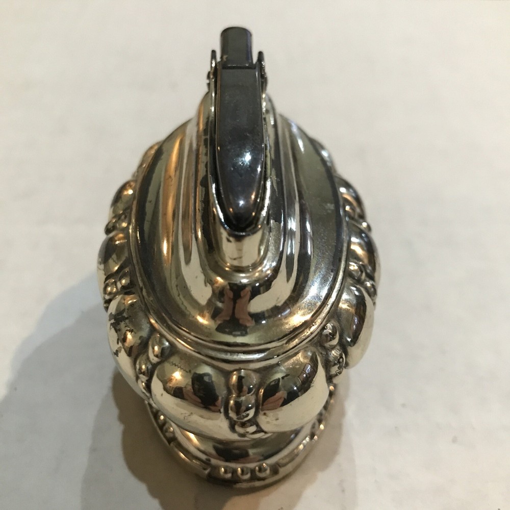 VINTAGE MID CENTURY RONSON CROWN PREMIUM ART DECO TABLE LIGHTER2 Untested