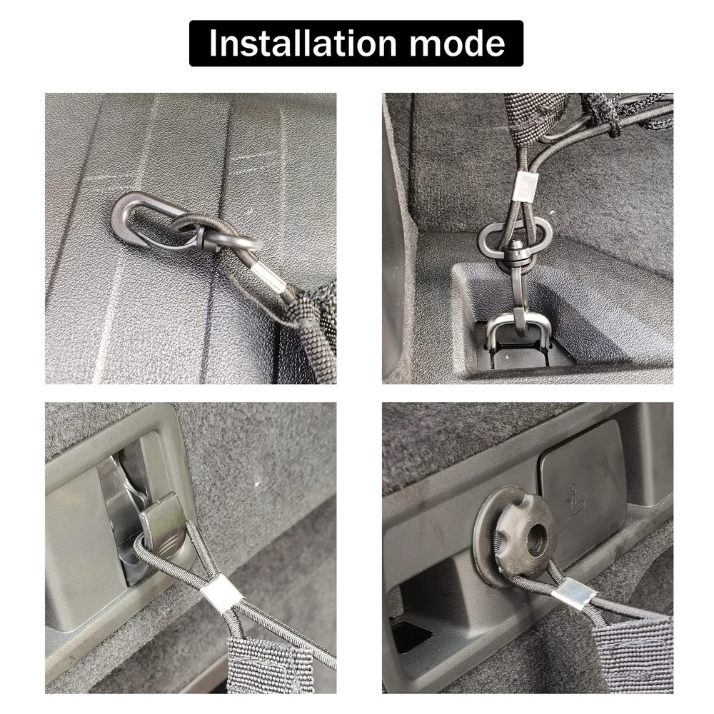 Cargo Net Stretchable Car Exterior Accessories Adjustable Elastic Trunk Storage
