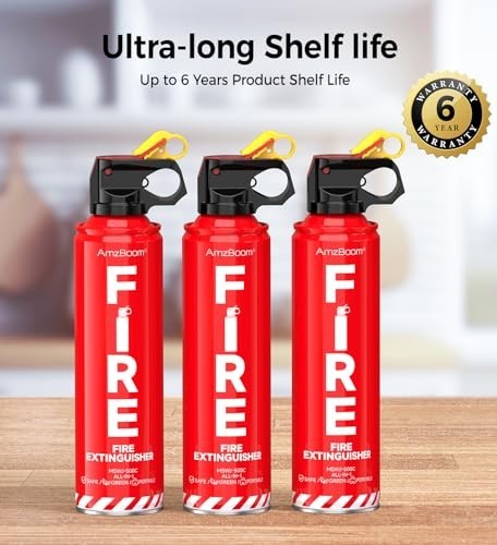 Water-Based Fire Extinguishers 3 Pack - Portable, Eco-Friendly, Multi-Purpose A,