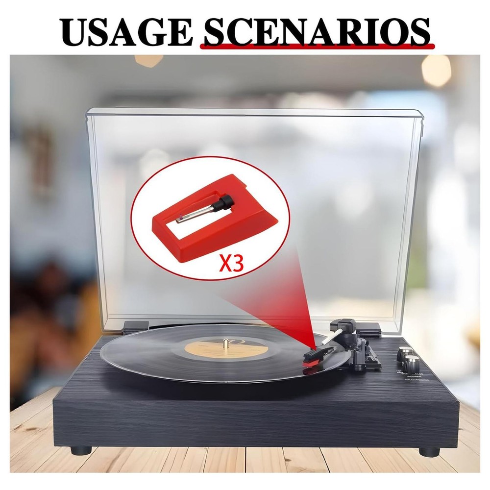 Vinyl Recorder Player Needle Professional Easy to Install Replacement