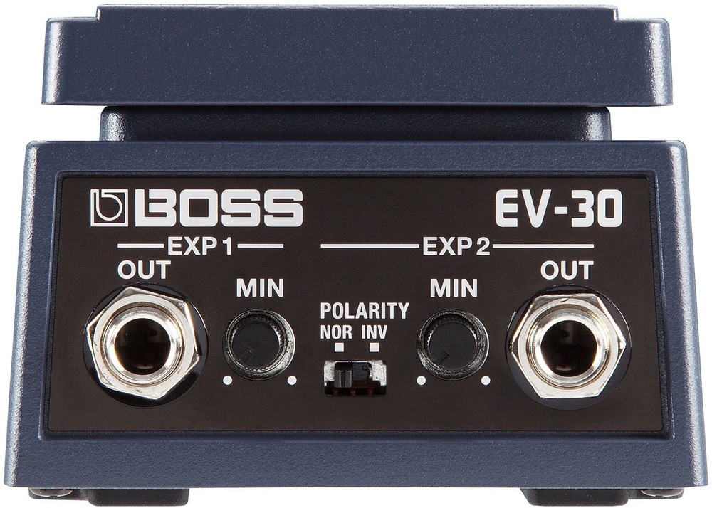 BOSS EV 30 Blue Expression Pedal Compact Dual Output Rugged Control Device