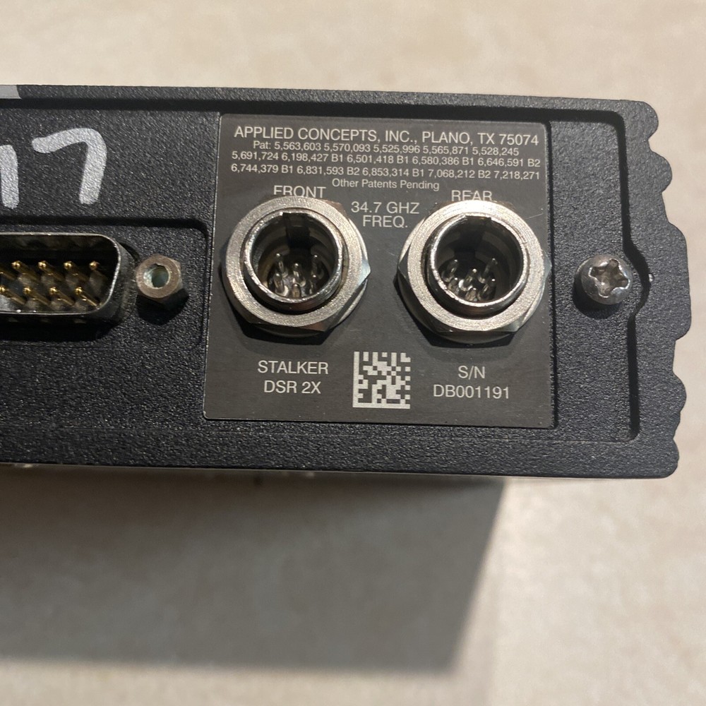 Applied Concepts Stalker DSR 2X Radar Unit Only GOOD WORKING!