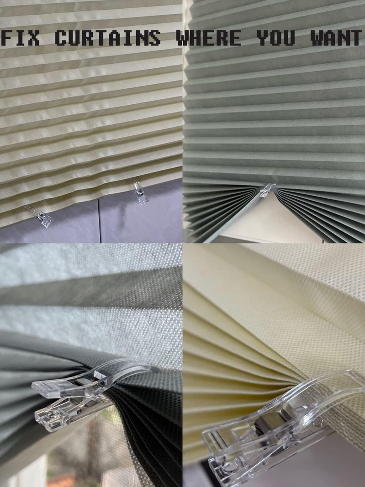8 Clips for Pleated Shades Window Shade 8 Pcs,