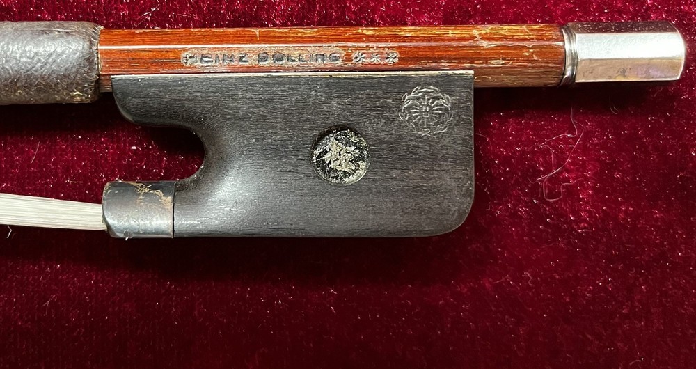 Heinz Dölling German Violin Bow Pernambuco Octagonal Stick - 62g