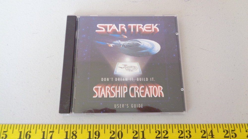 Star Trek Starship Creator CD-ROM Computer Game 1998 Simon & Schuster