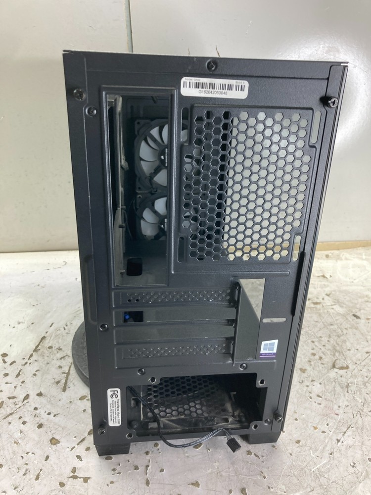Black mATX Desktop Computer Case