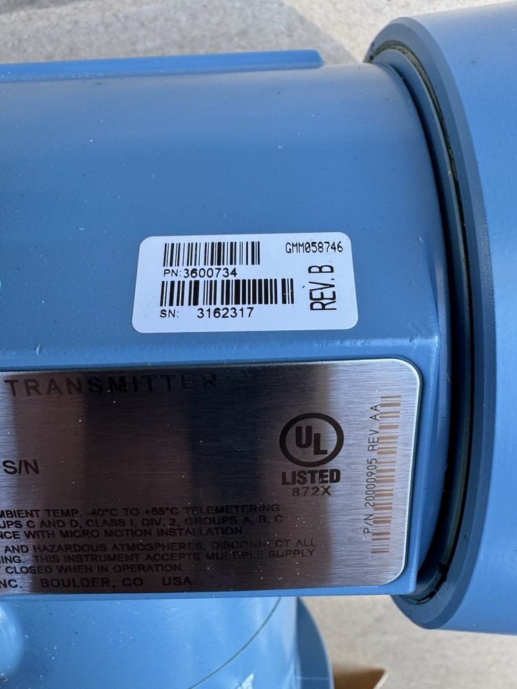 Emerson Micro Motion 1700C12ABUEZZZ 9-4 Wire Display Transmitter