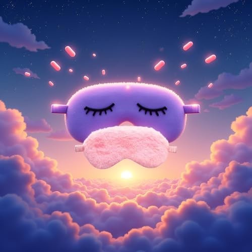 1Pc Pink Plush Sleep Mask Soft Sleeping Blindfold Warm Comfortable Plush and