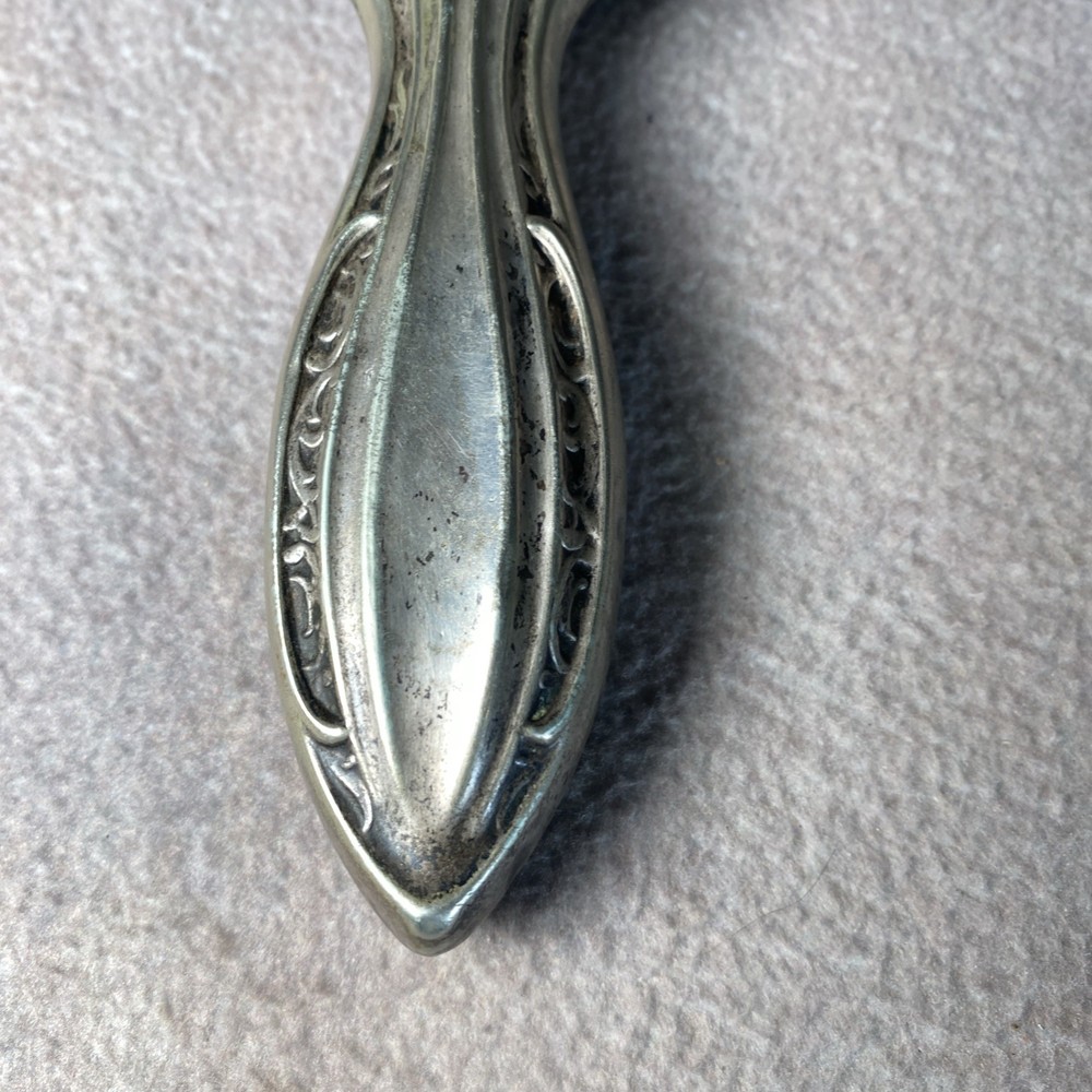 Bristol Silver Handheld Mirror Antique