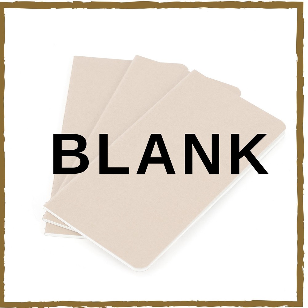 Wanderings Blank Regular Size Travelers Notebook Inserts | Regular, Unlined