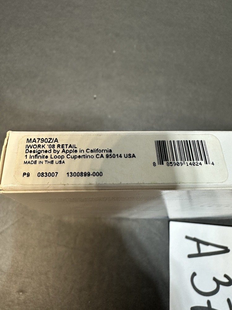 APPLE Mac iWork 08 Software New Free Ship