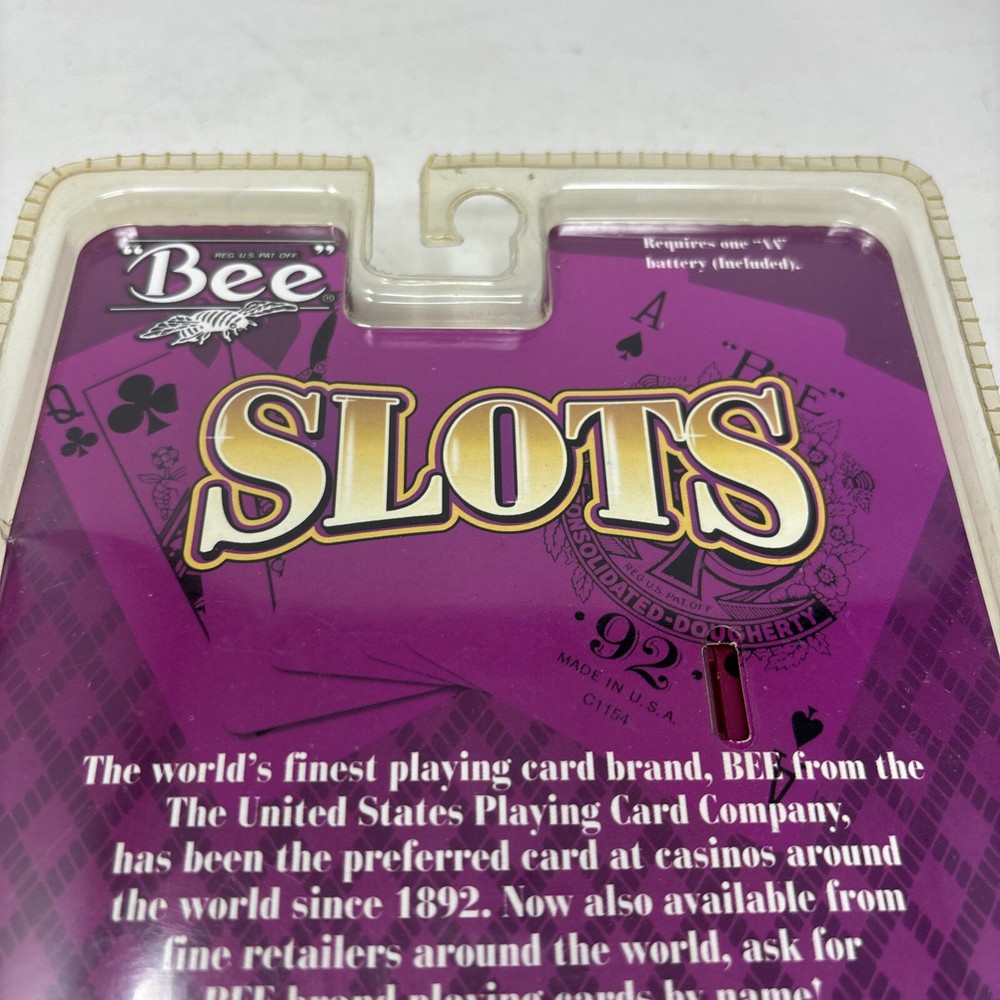 Techno Source Bee Slots Electronic Handheld Game Sealed Cracked Bubble