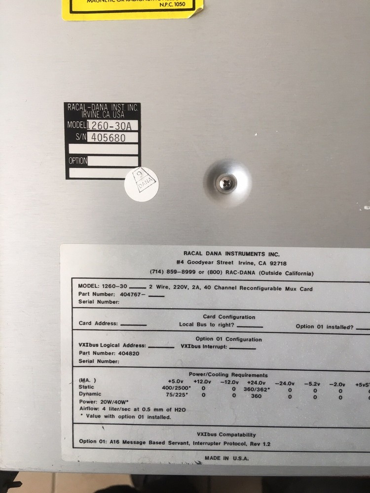 1260-30A Racal Dana