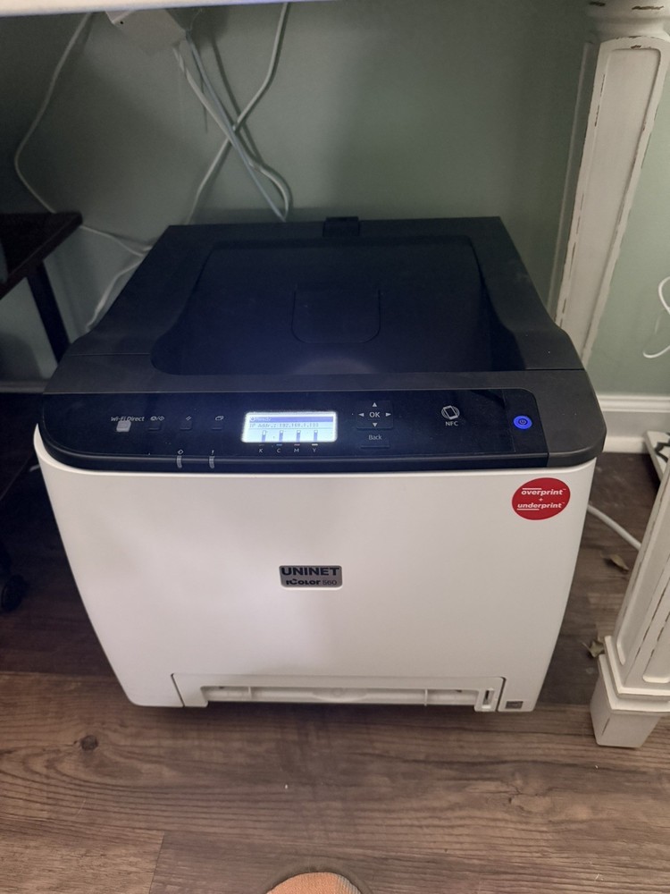 UNINET iColor 560 White Toner Printer + Pro Rip + Smart Cut - Bundle PKG