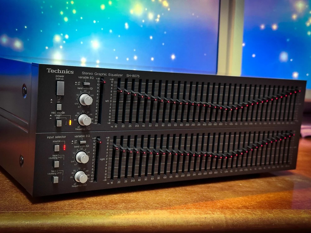 Technics SH-8075 🌈RaRe🌈 Mint Vintage Stereo Equalizer