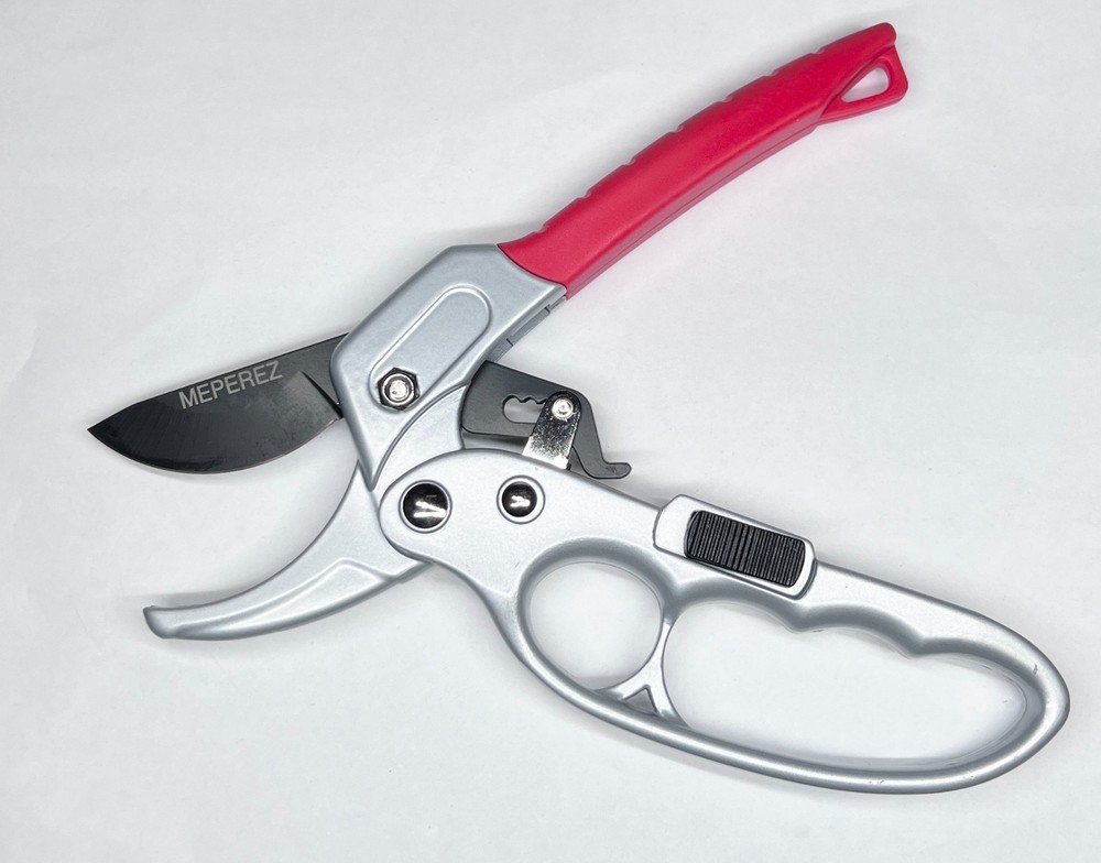 MEPEREZ Ultra Sharp Steel Pruning Shears Snips Effortlessly Garden Scissors
