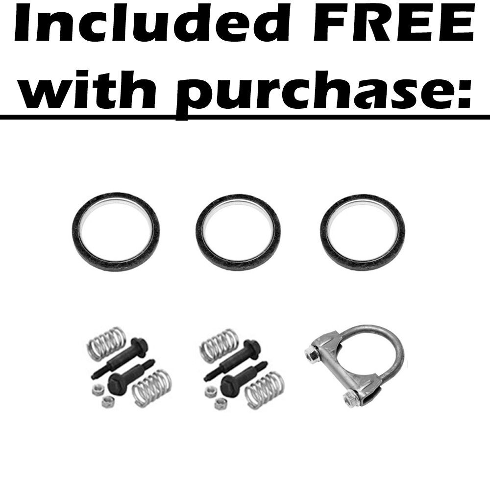 Catalytic Resonator Pipe Muffler Exhaust System Kit fits: 2003-2011 Element