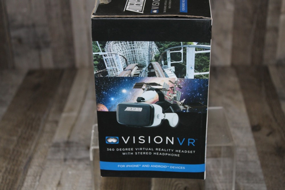 Virtual Reality Headset Vision VR Stereo Headphone IPhone Android NEW