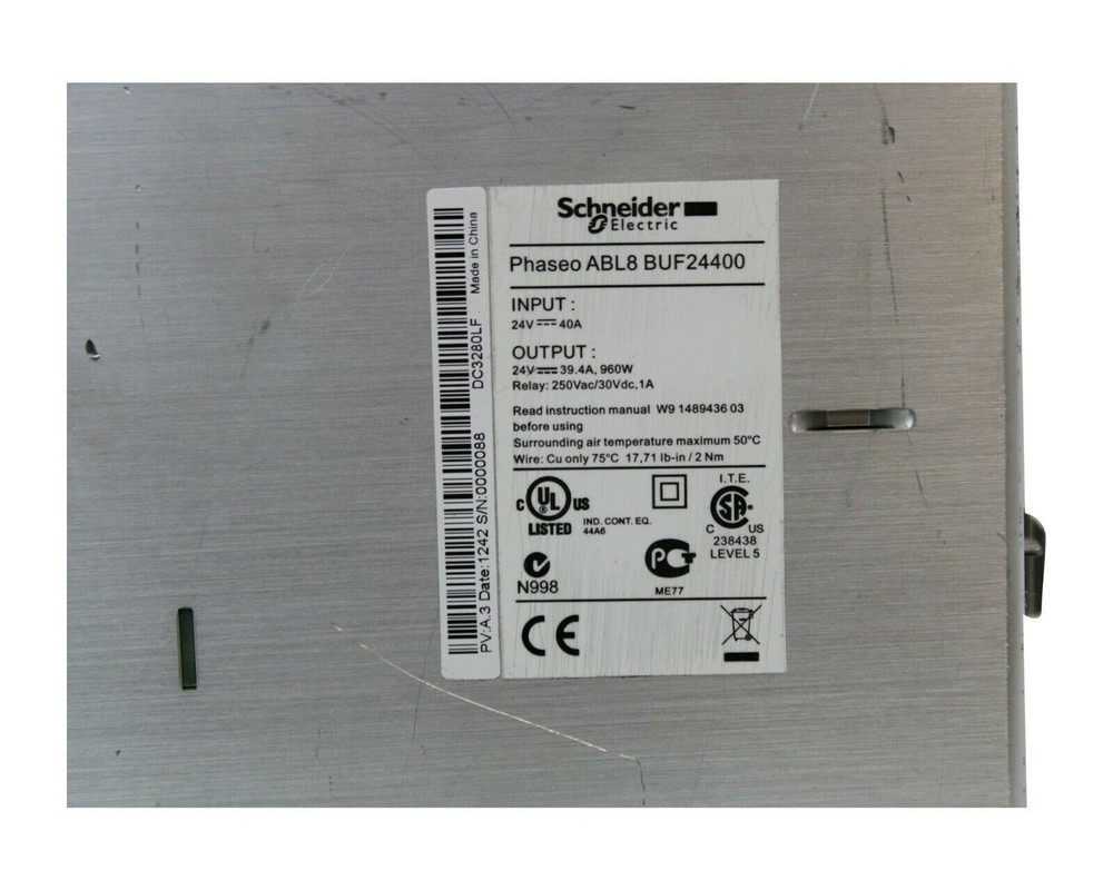 SCHNEIDER ELECTRIC PHASEO ABL8BUF24400