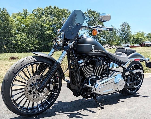 Calsci 12" Tinted Windshield for Harley Softail Standard FXST