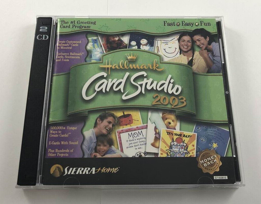 HALLMARK Card Studio 2003 : CD-ROM PC WIN 98/ME/2000/XP