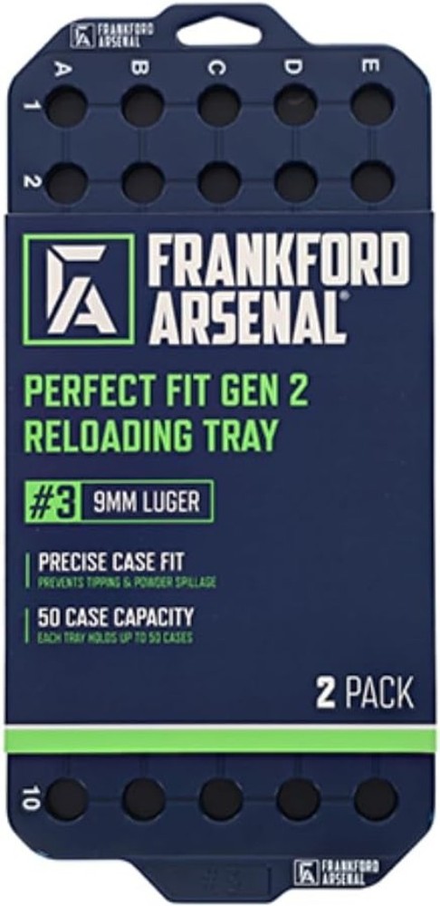 Perfect Fit Reloading Tray for Convenient 50 Round Brass Storage,
