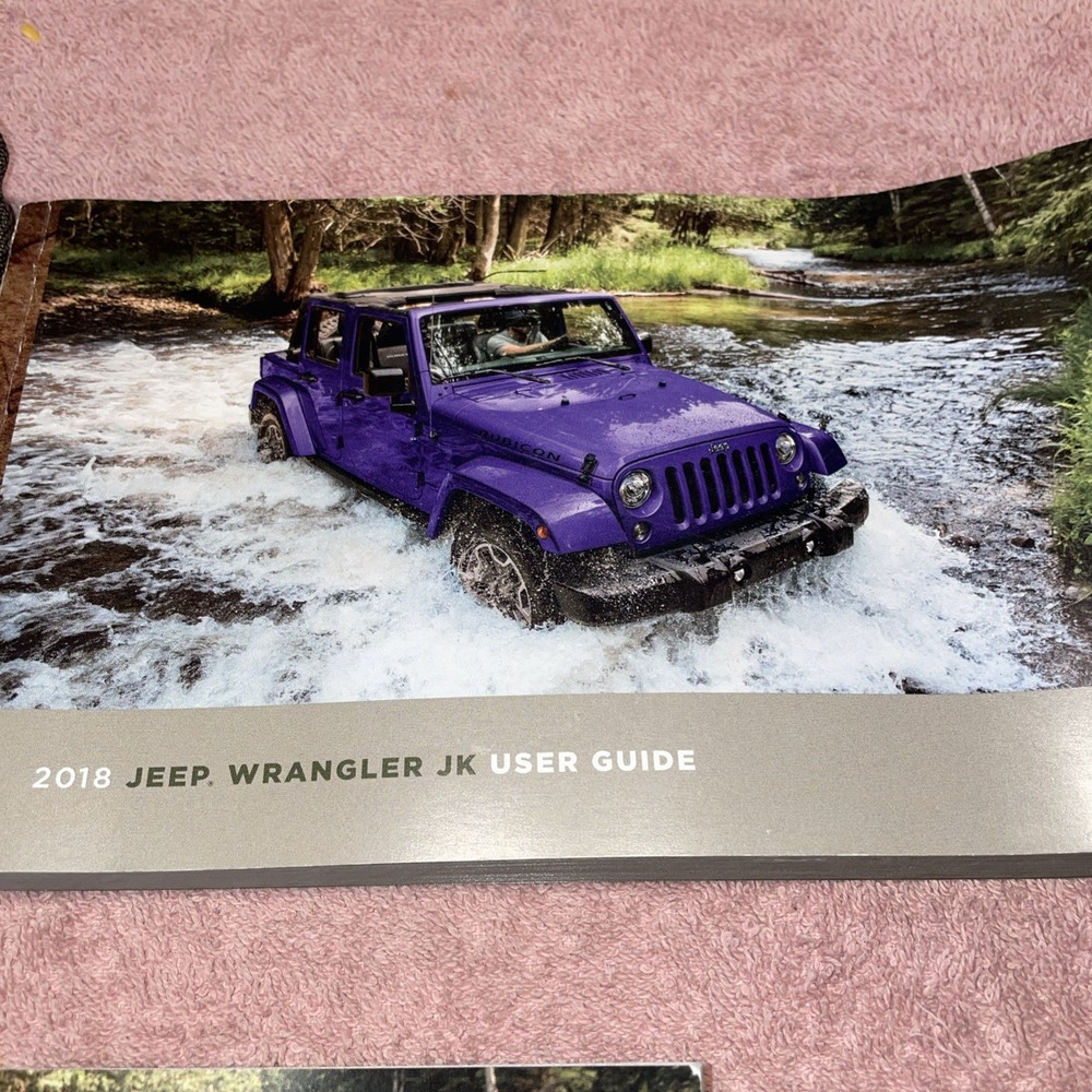 2018 Jeep Wrangler User Guide Canvas Pouch Quick Reference Guide