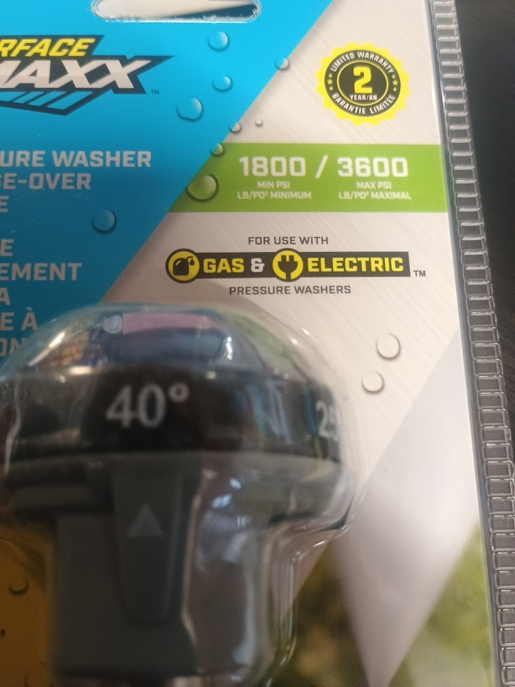 Surface Maxx 0806888 6 In 1 Pressure Washer Change Over Nozzle