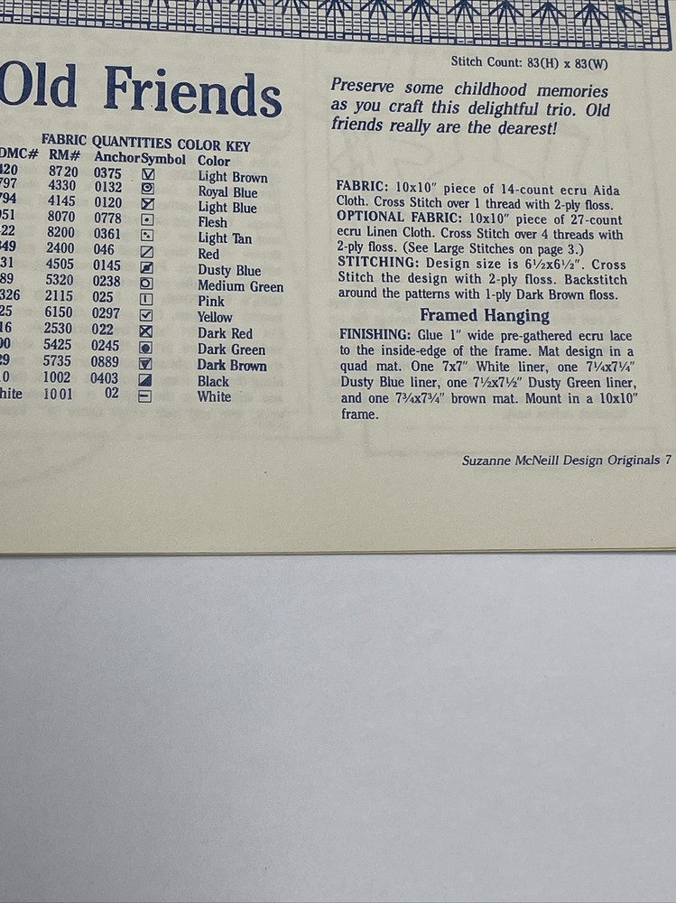 Suzanne McNeill Days Gone By Cross Stitch Pattern