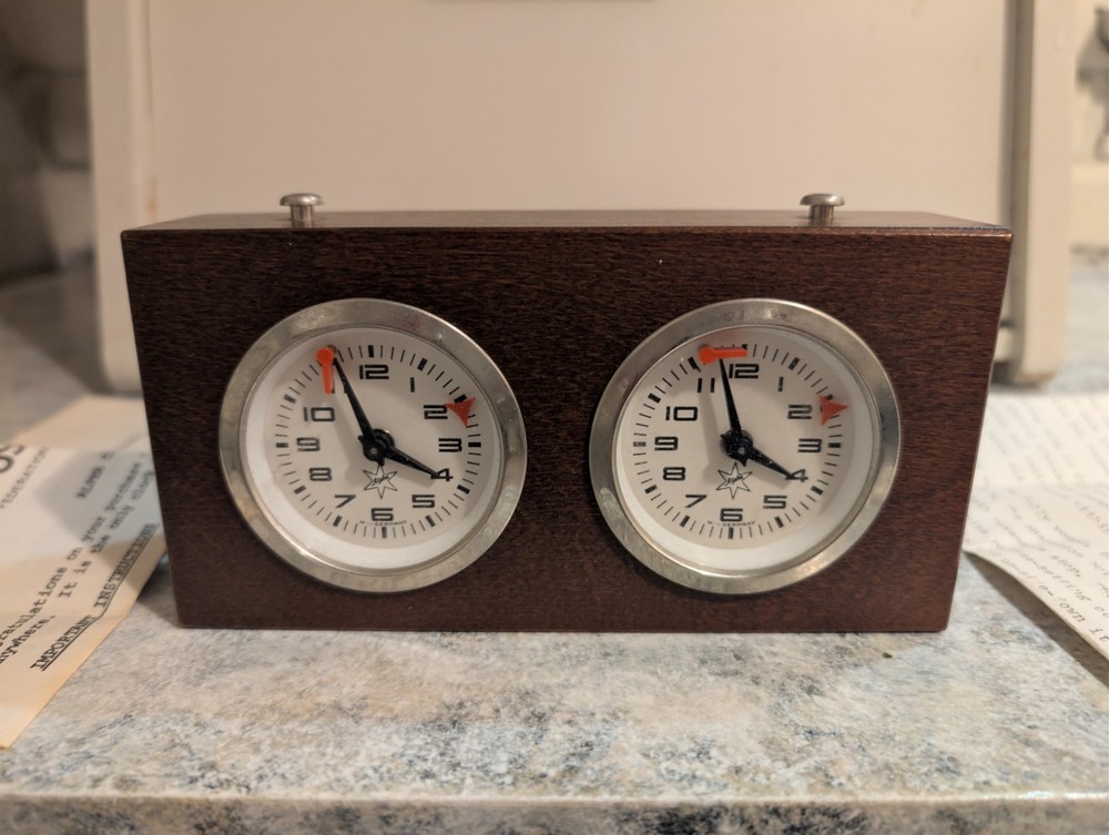 Vintage Alpha German Chess Clock Timer Model # 525