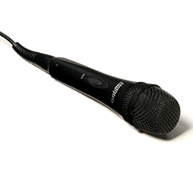 Professional Karaoke Machine Microphone with Hit Button to Activate Effects